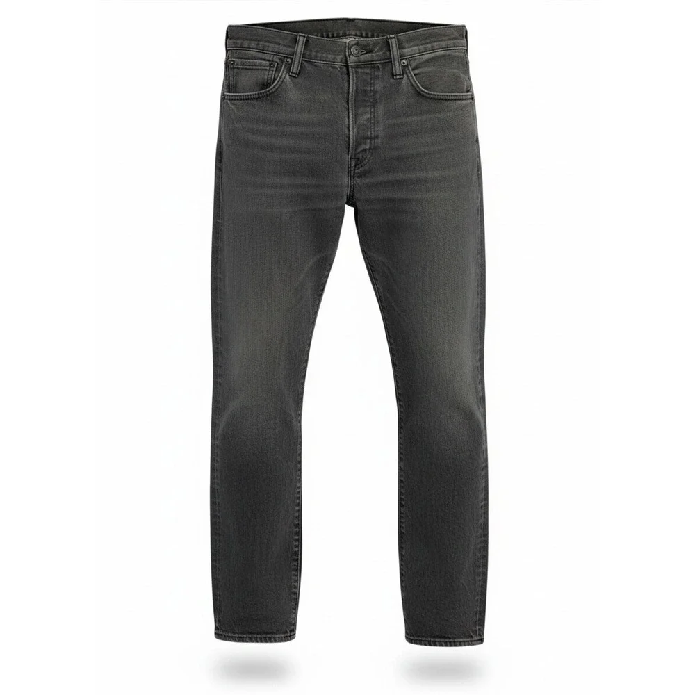 Levis 501 Original Fit Mens Jeans 30x34  Gray Button Fly denim Jeans (CC42)
